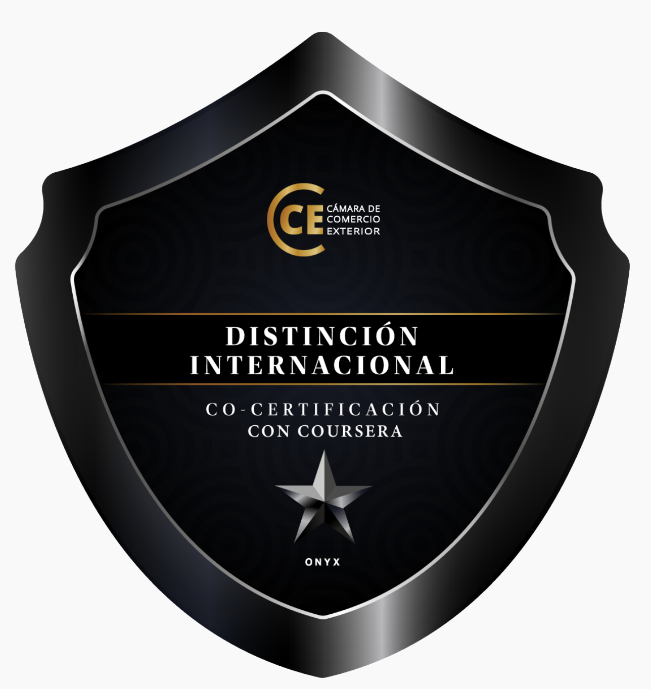 Insignia Distinción Internacional Onyx